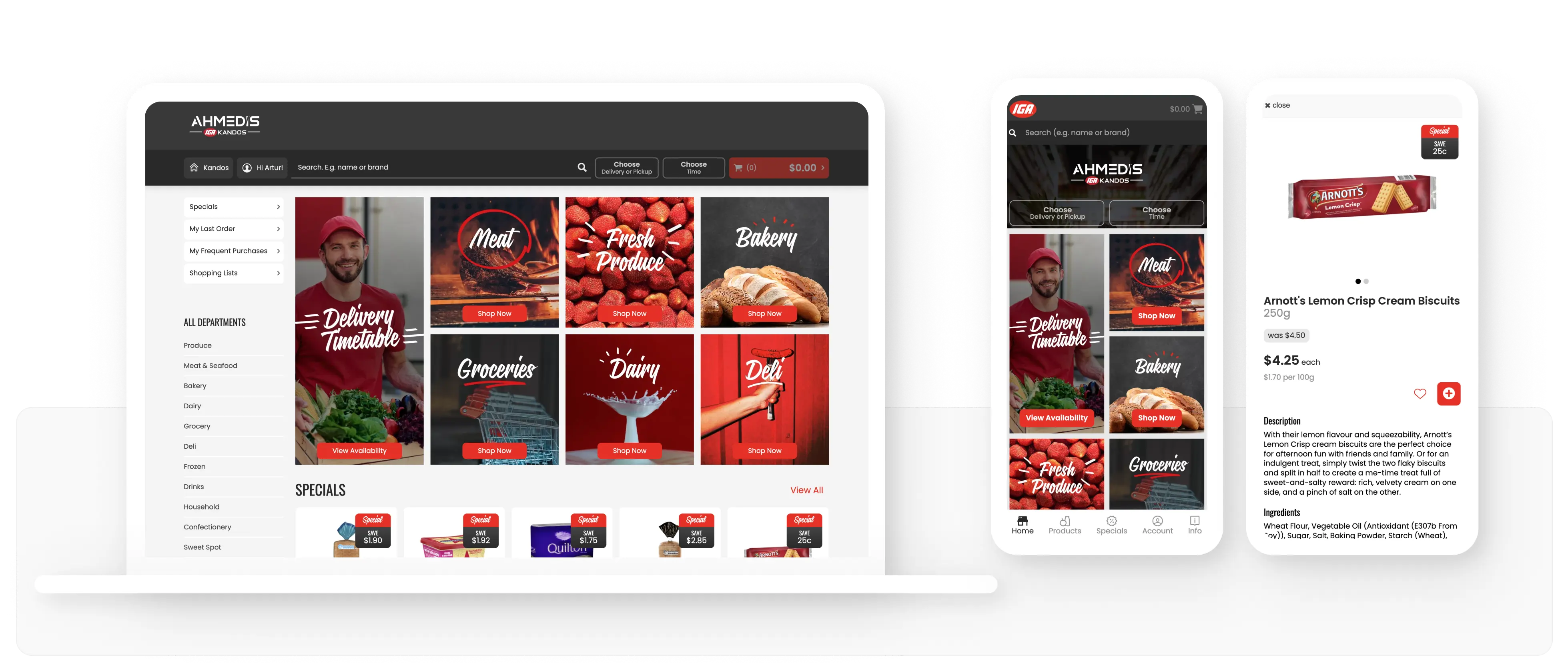 Ahmedi's IGA online store